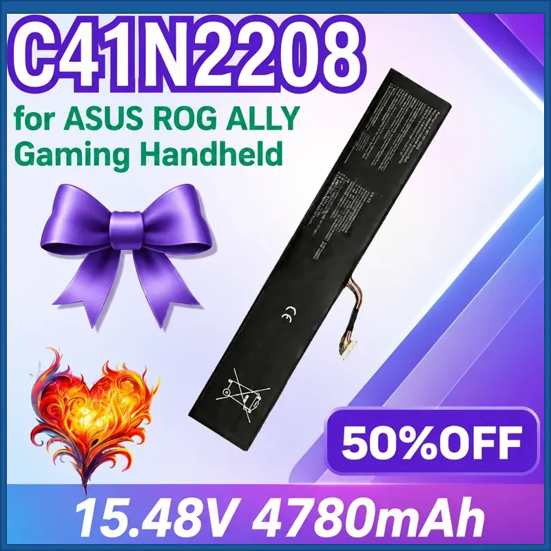 Gaming Console Rog Ally - Yeni C41N2208 4780mAh 15.48V El Oyun