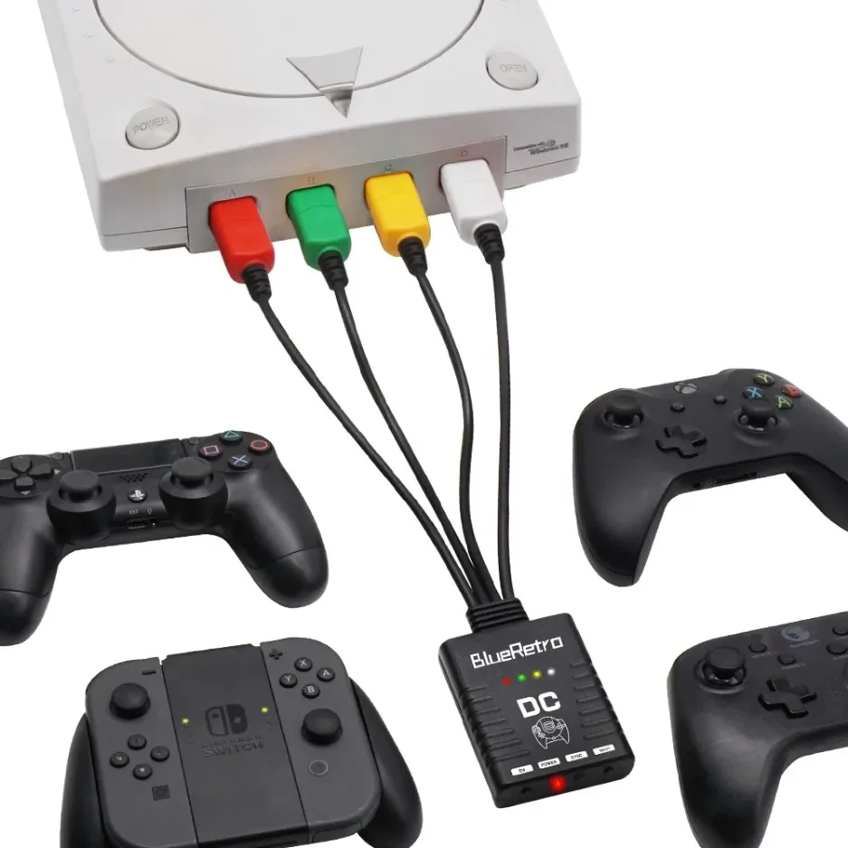Gaming Console Buttons - RetroScaler BlueRetro Kablosuz Kontrol Cihazı Adaptörü,
