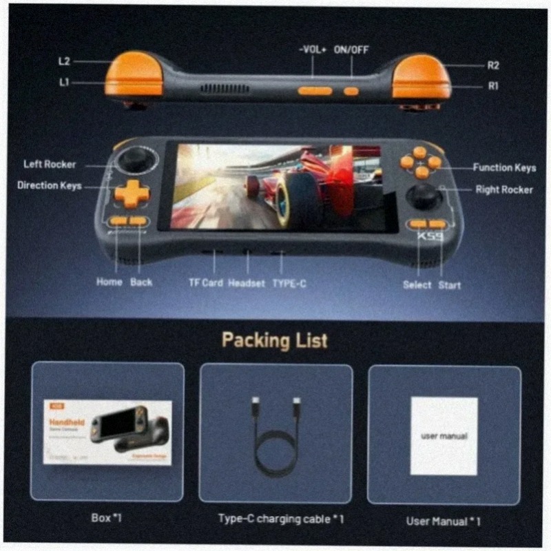 KINHANK K59 El Tipi Oyun Konso - Gaming Console Under 5000 incelemesi ve fiyatı