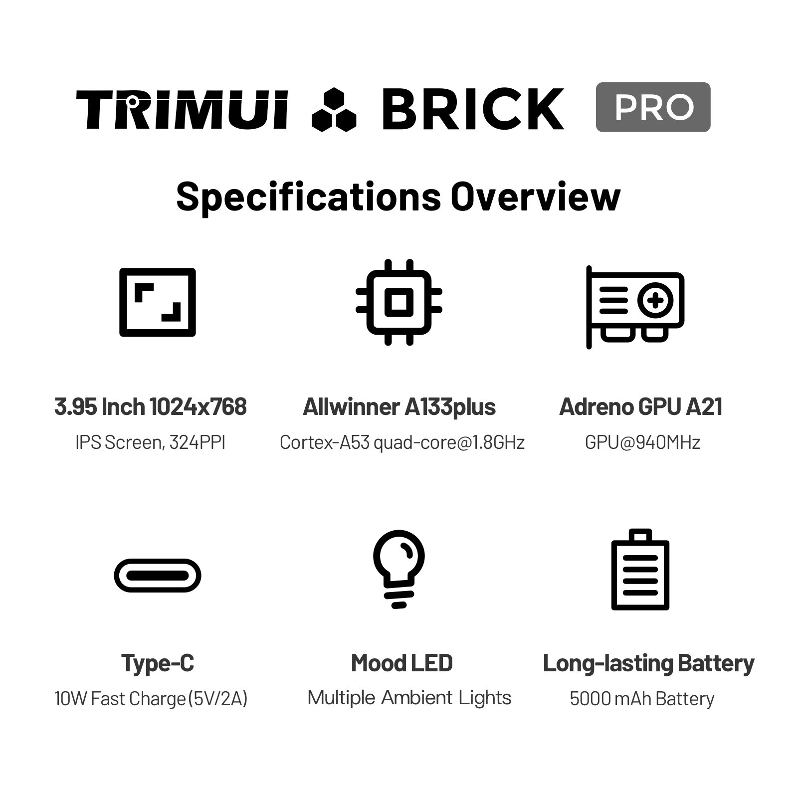 TRIMUI BRICK PRO Açık Kaynaklı - Gaming Console Under 5000 incelemesi ve fiyatı